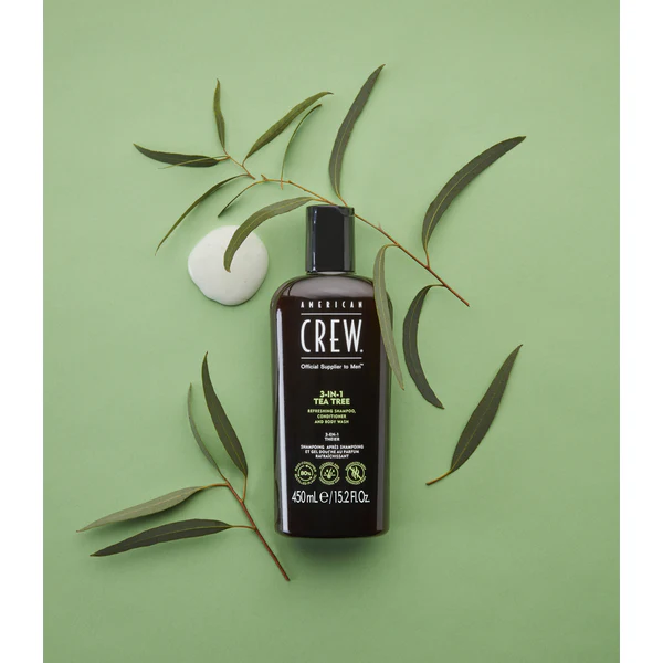 American Crew 3-In-1 Tea Tree 450ml - Image 4