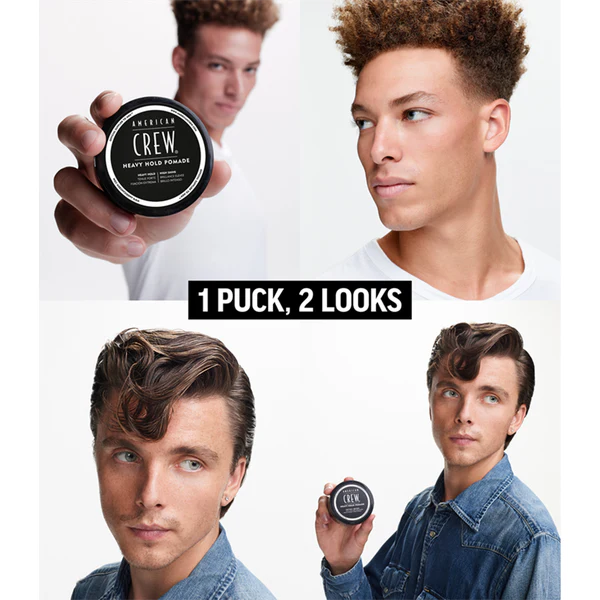 American Crew Heavy Hold Pomade 85g - Image 2