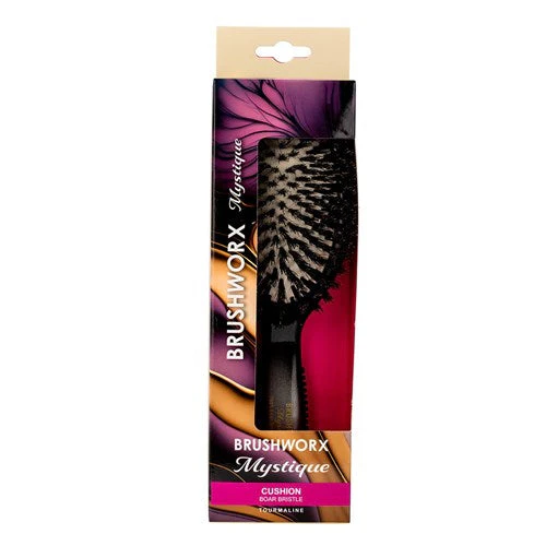 Brushworx Mystique Tourmaline Oval Cushion Brush - Image 4