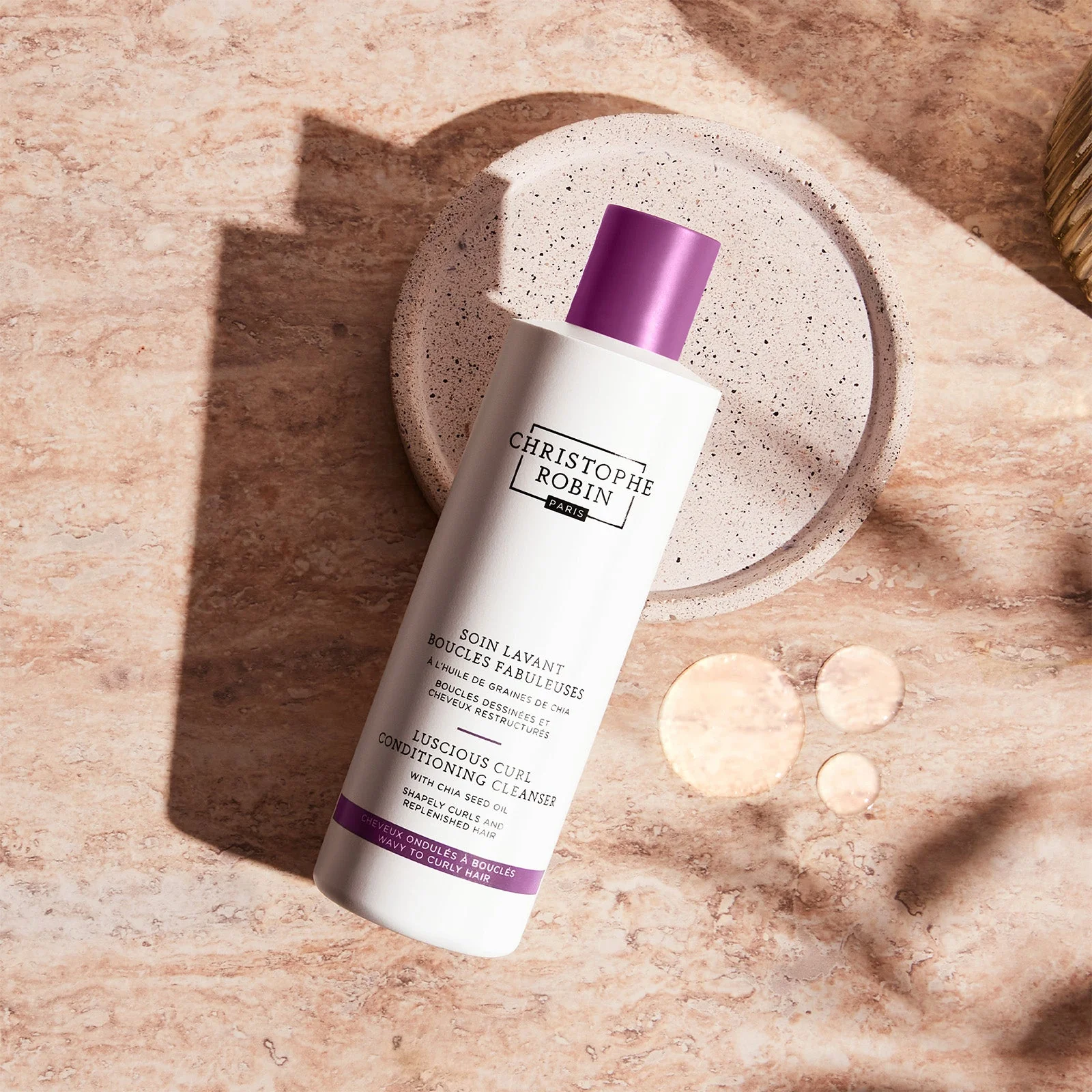 Christophe Robin Luscious Curl Conditioning Cleanser with Chia Seed Oil 250ml - Image 2