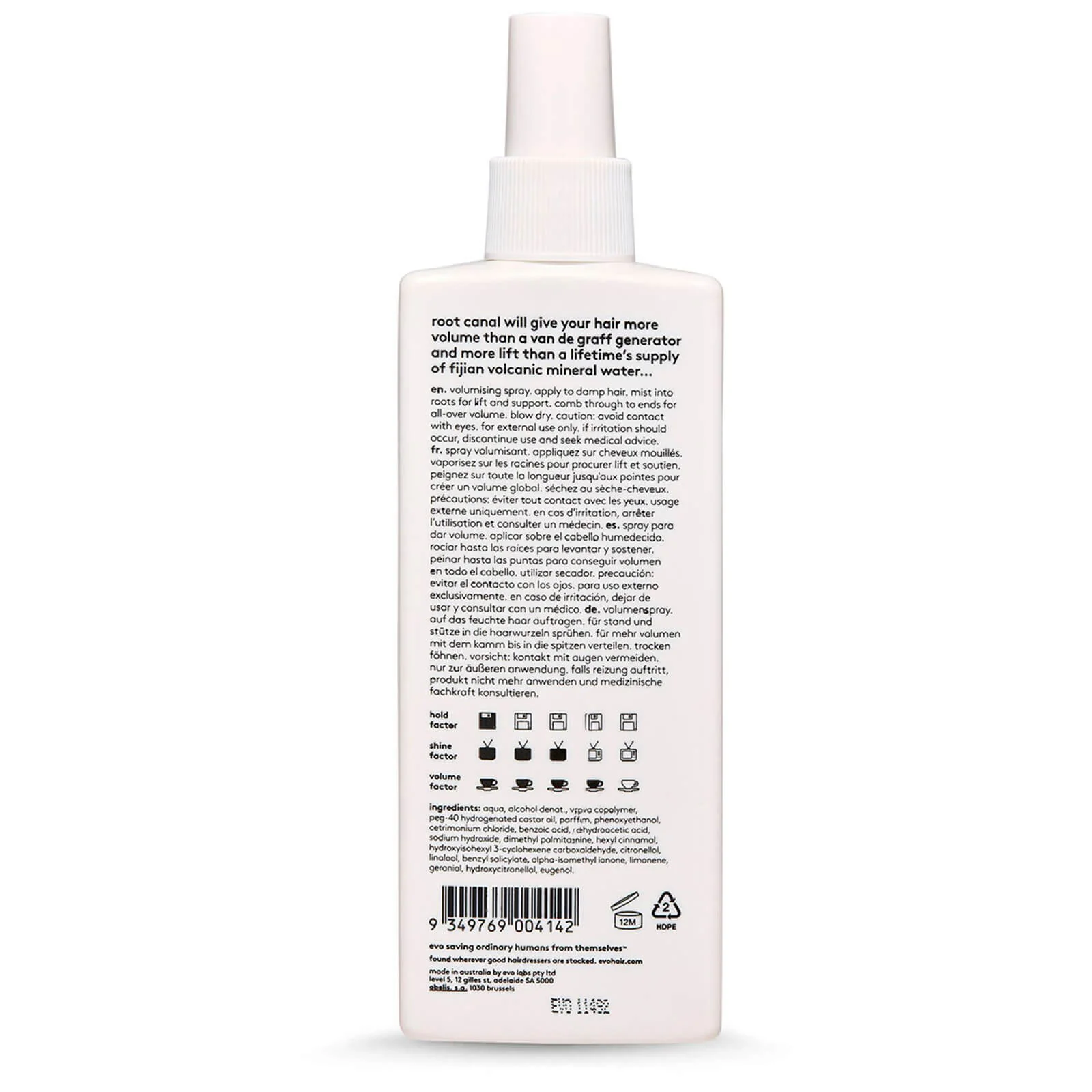 evo Root Canal Volumising Spray 200ml - Image 3