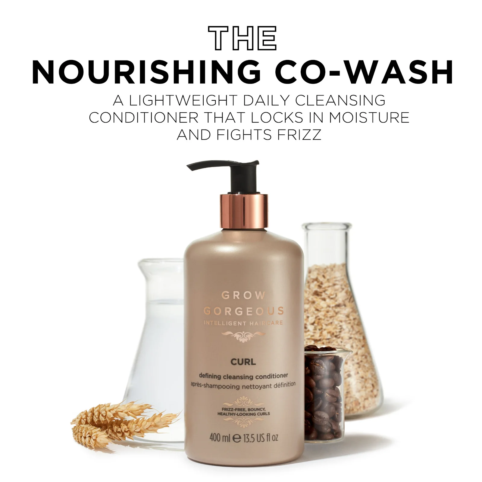 Grow Gorgeous Curl Defining Cleansing Conditioner 400ml - Image 3