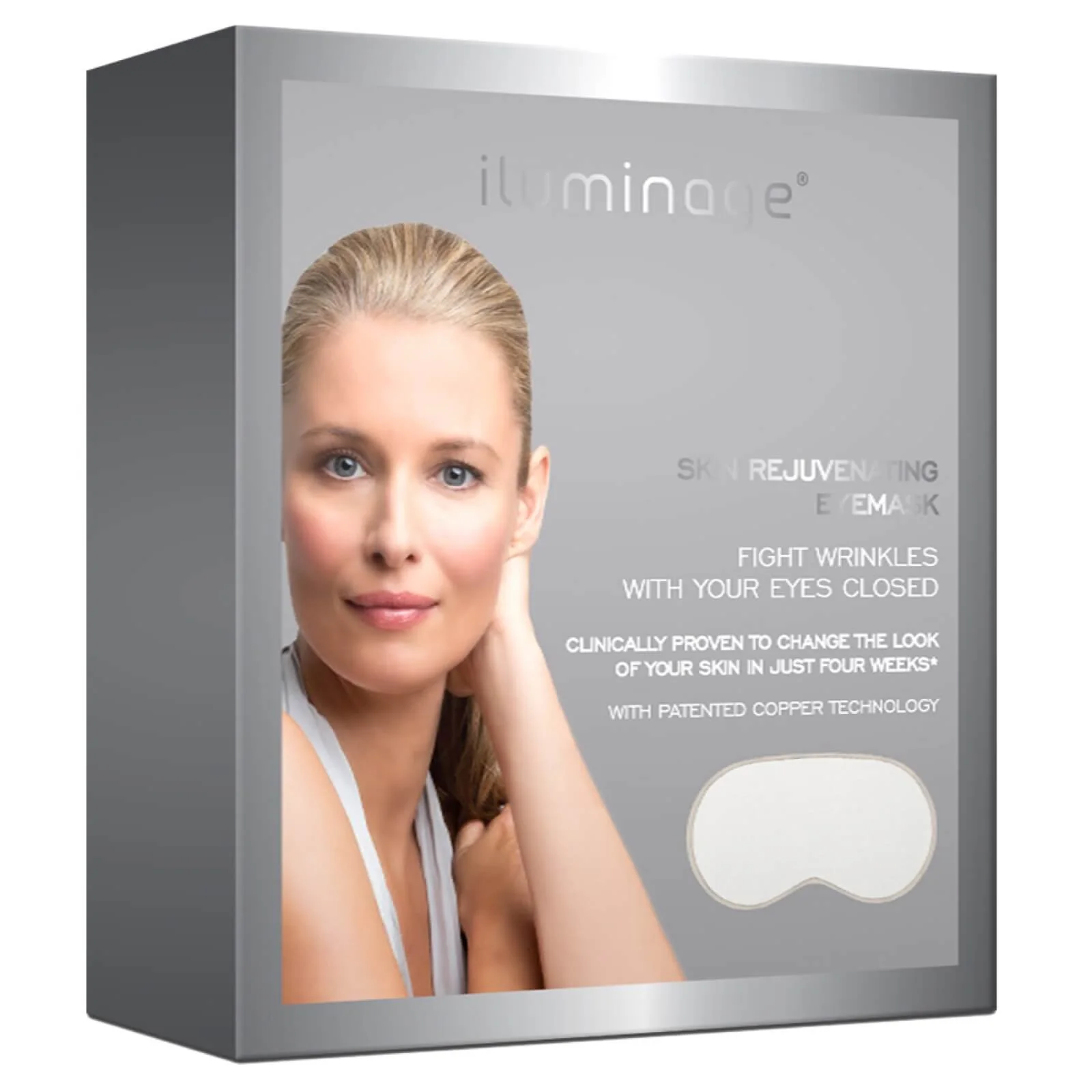 Iluminage Skin Rejuvenating Eye Mask - Ivory - Image 2