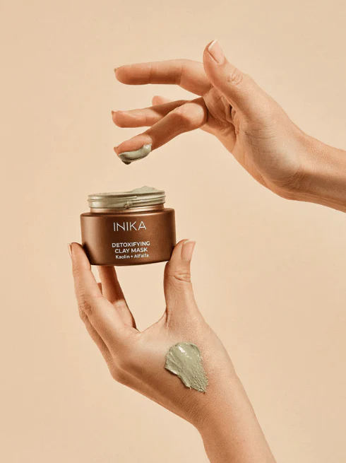 INIKA Detoxifying Clay Mask 50ml - Image 3