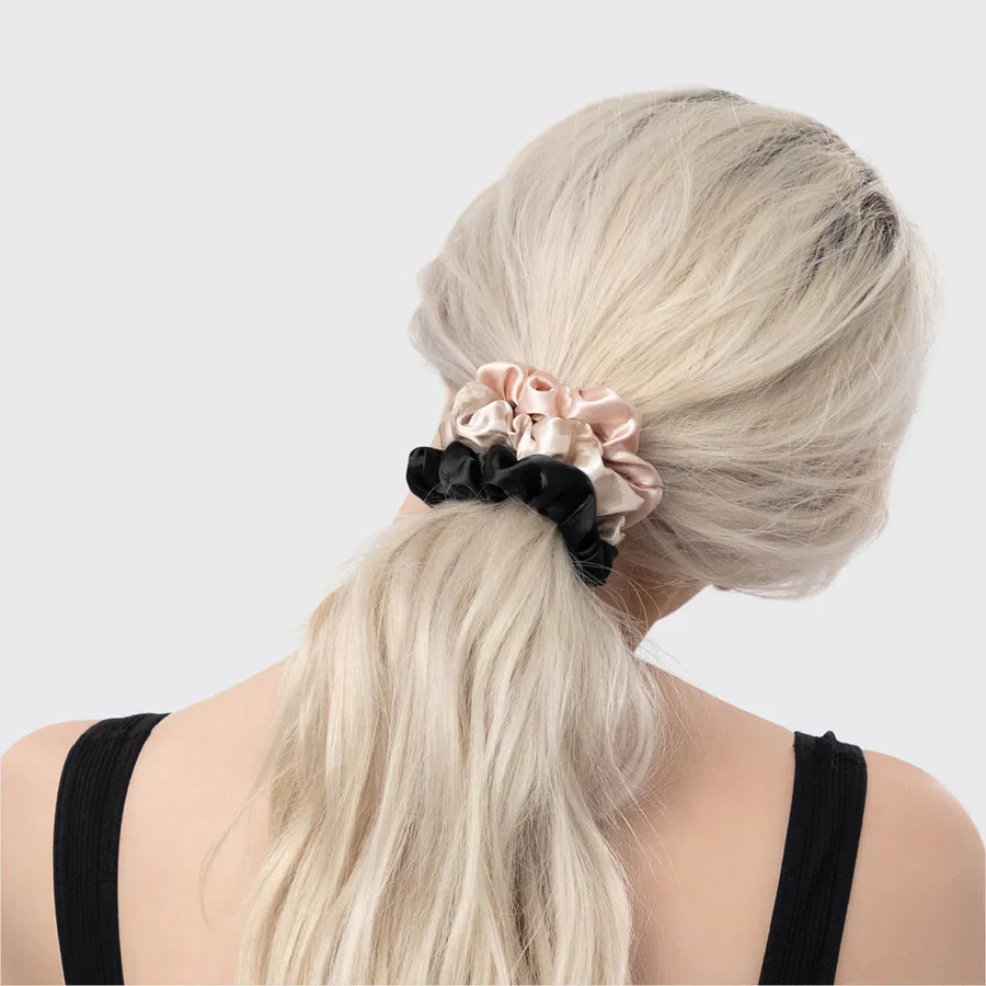 Kitsch Satin Sleep Scrunchies 5pc Set - Assorted - Image 3