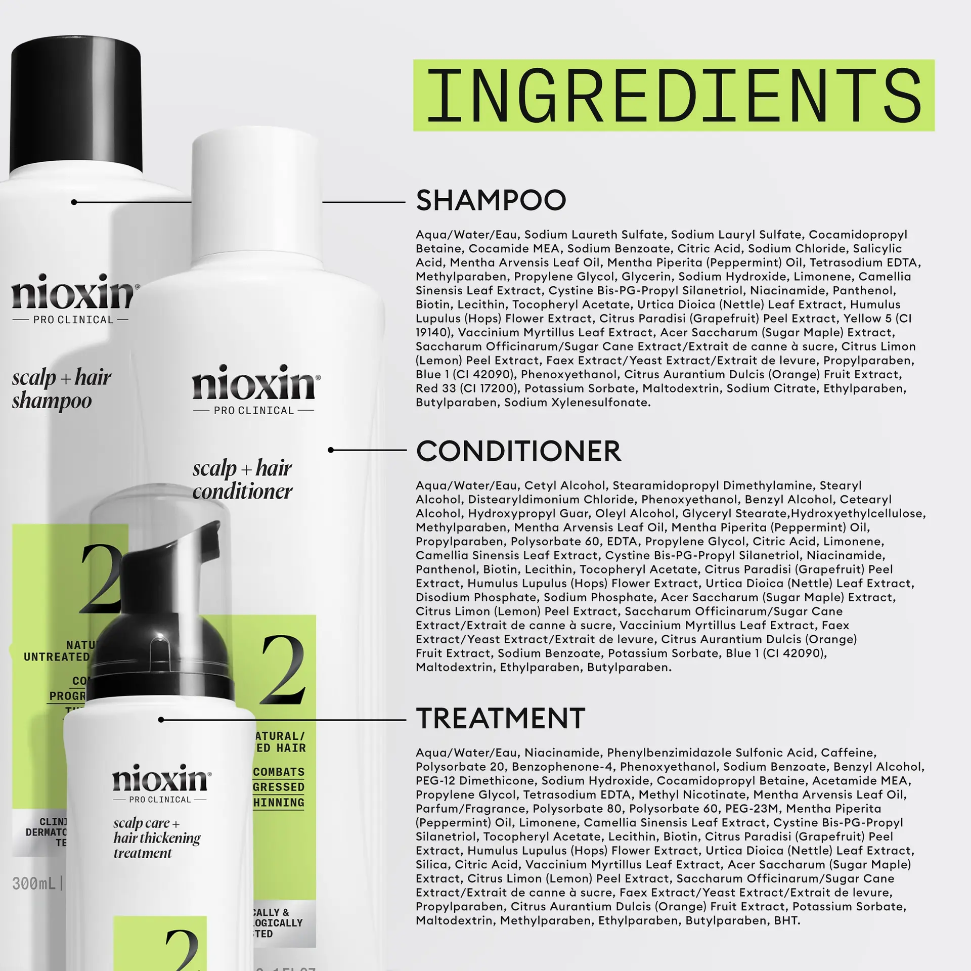 Nioxin Scalp + Hair Thickening System 2 Trial Kit - Image 3