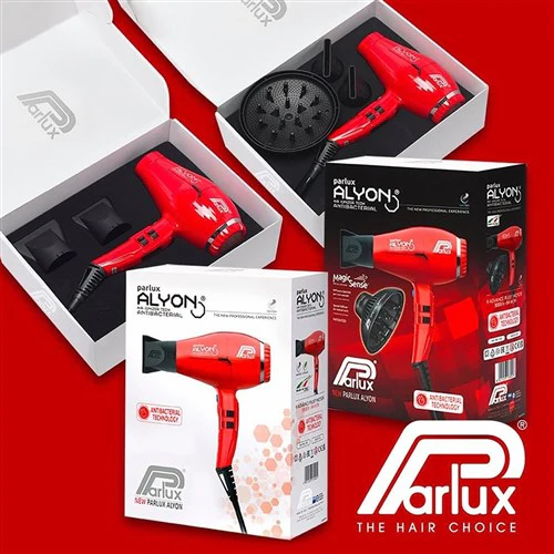 Parlux Alyon Air Ionizer Tech Hair Dryer - Red - Image 5