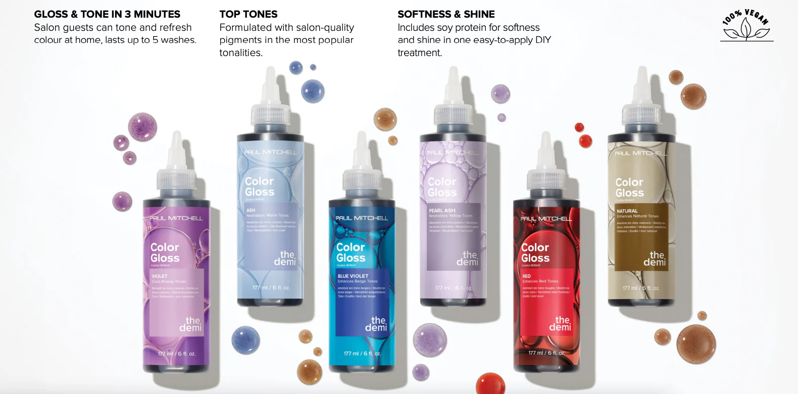Paul Mitchell The Demi Color Gloss- Ash 177ml - Image 6