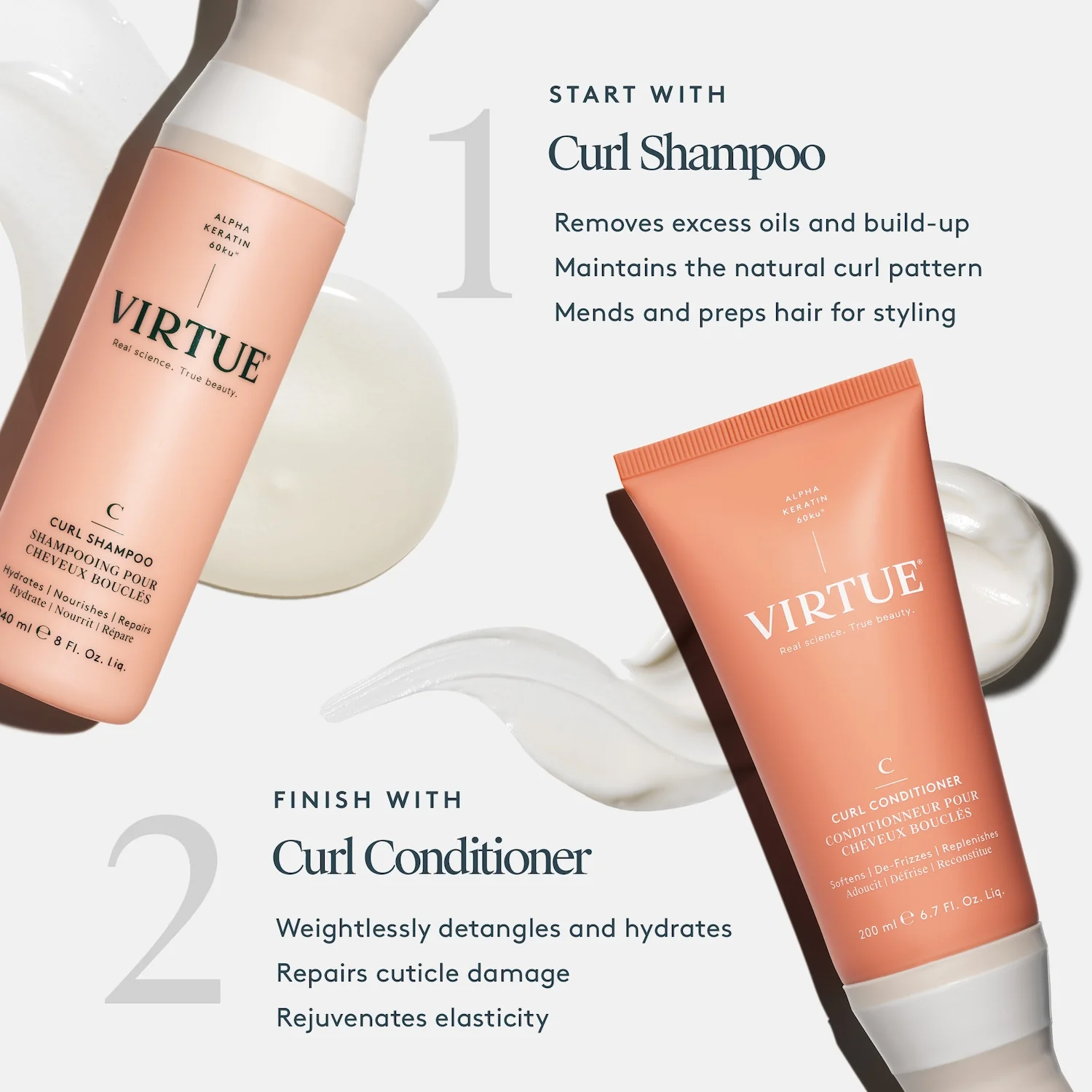 Virtue Curl Shampoo 240ml - Image 7