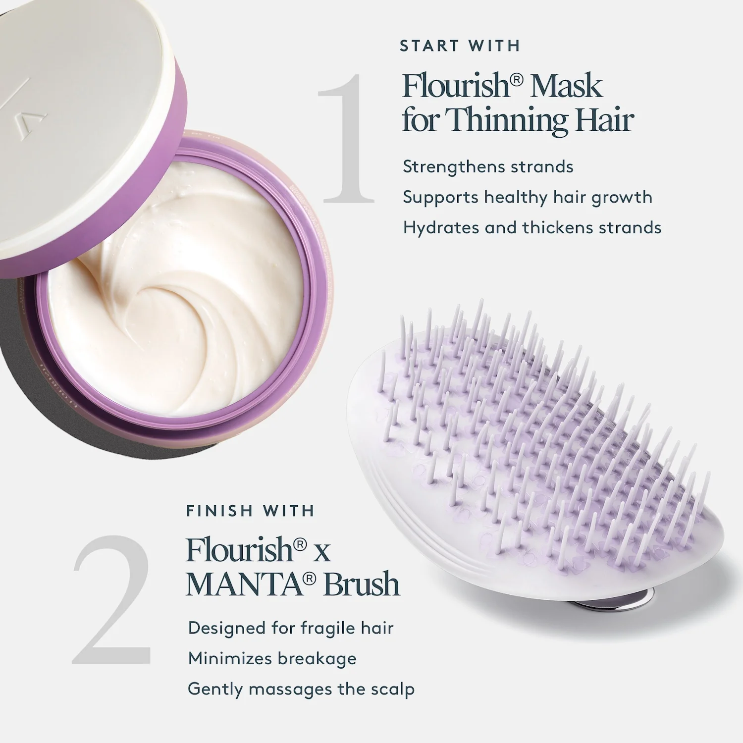 Virtue Virtue Flourish® and MANTA® Healthy Hair Brush - Image 9