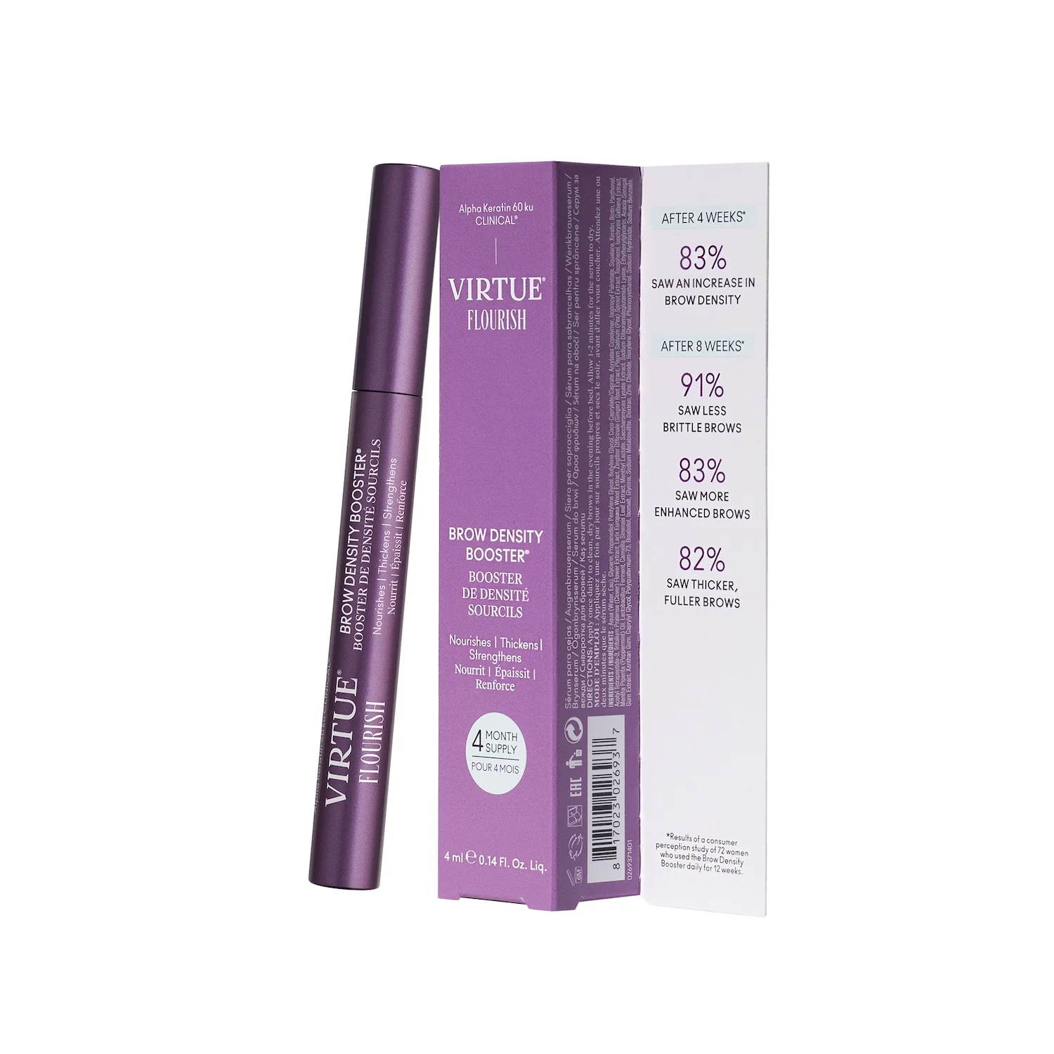 Virtue Flourish Brow Density Booster® 4ml - Image 2