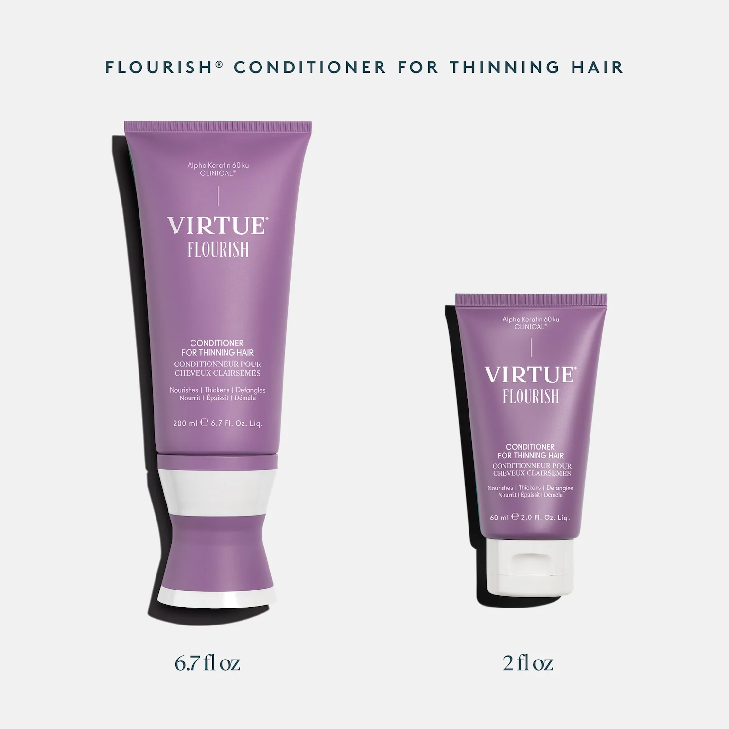 Virtue Flourish Conditioner for Thinning Hair 60ml - Image 13