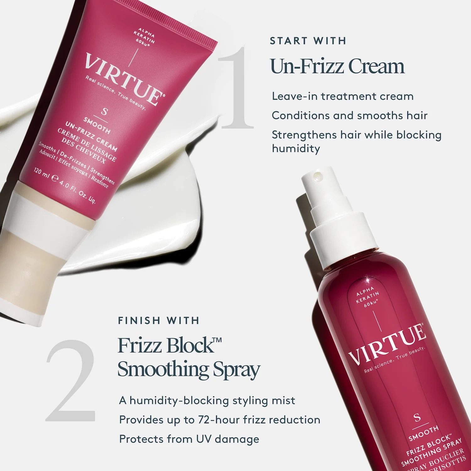 Virtue Smooth Frizz Block™ Smoothing Spray 60ml - Image 11